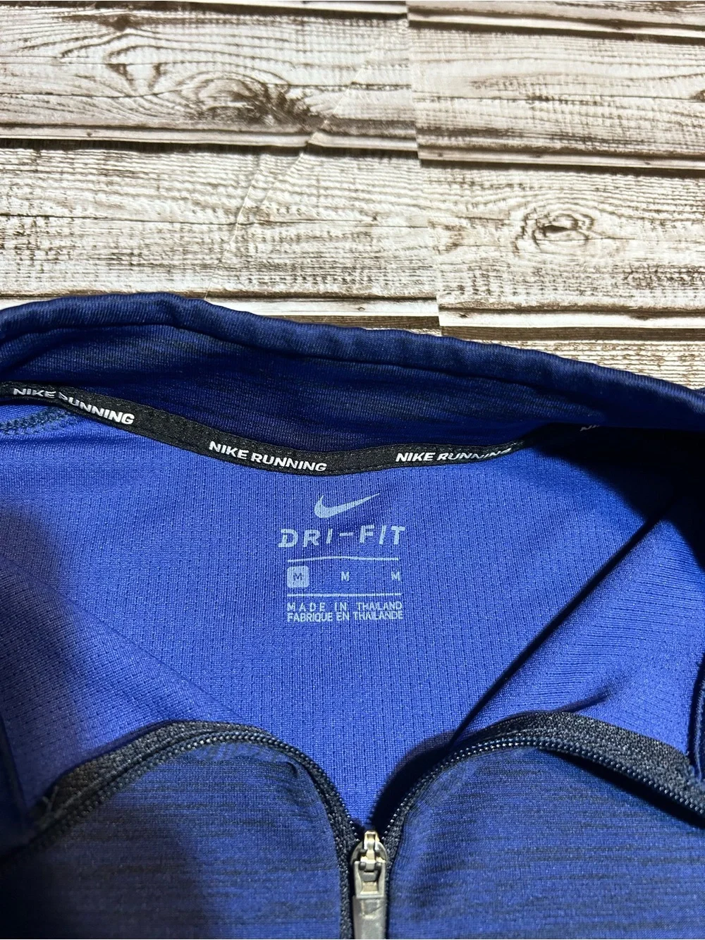 Nike Men's Royal Blue Quarter-Zip Performance Pullover